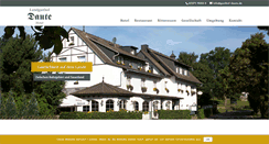 Desktop Screenshot of gasthof-daute.de